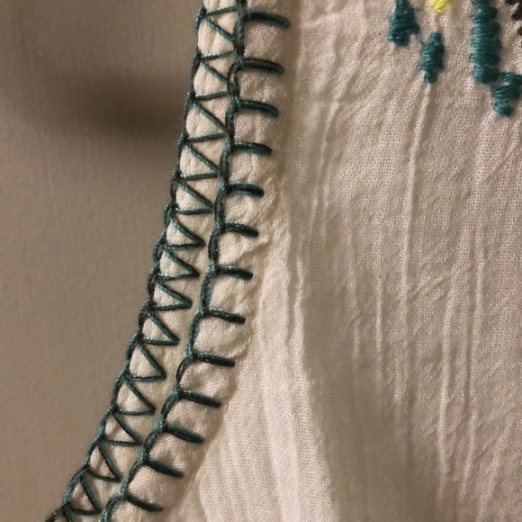 Aerie Embroidered Cotton Shirt - Picture 5 of 11